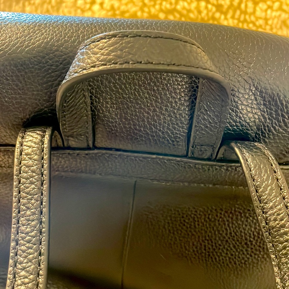 ‼️‼️SOLD‼️‼️Kate Spade black leather backpack ♠️ - Picture 4 of 11